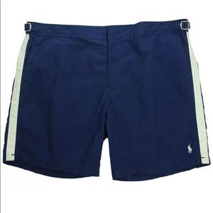 New Mens Polo Ralph Lauren Pony Logo 7 Monaco Holiday Navy Swim Trunks Shorts 42